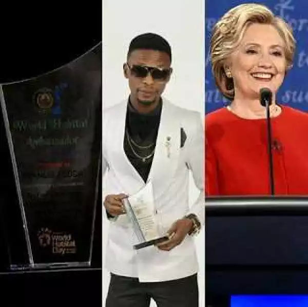 Comedian I Go Dye Dedicates His New United Nations Award To Hilary Clinton [Photos]